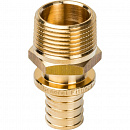 Переходник с наружной резьбой 20xR 1/2" для труб из сшитого полиэтилена аксиальный STOUT по цене 319 руб.